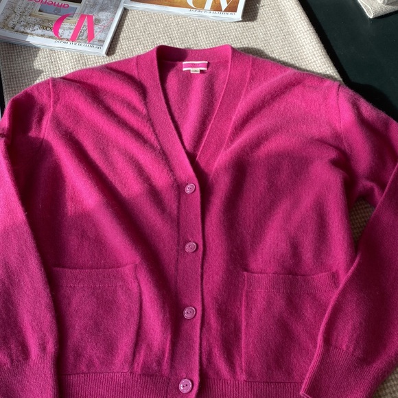 J. Crew Cashmere Patch Pocket Cardigan - Picture 7 of 7